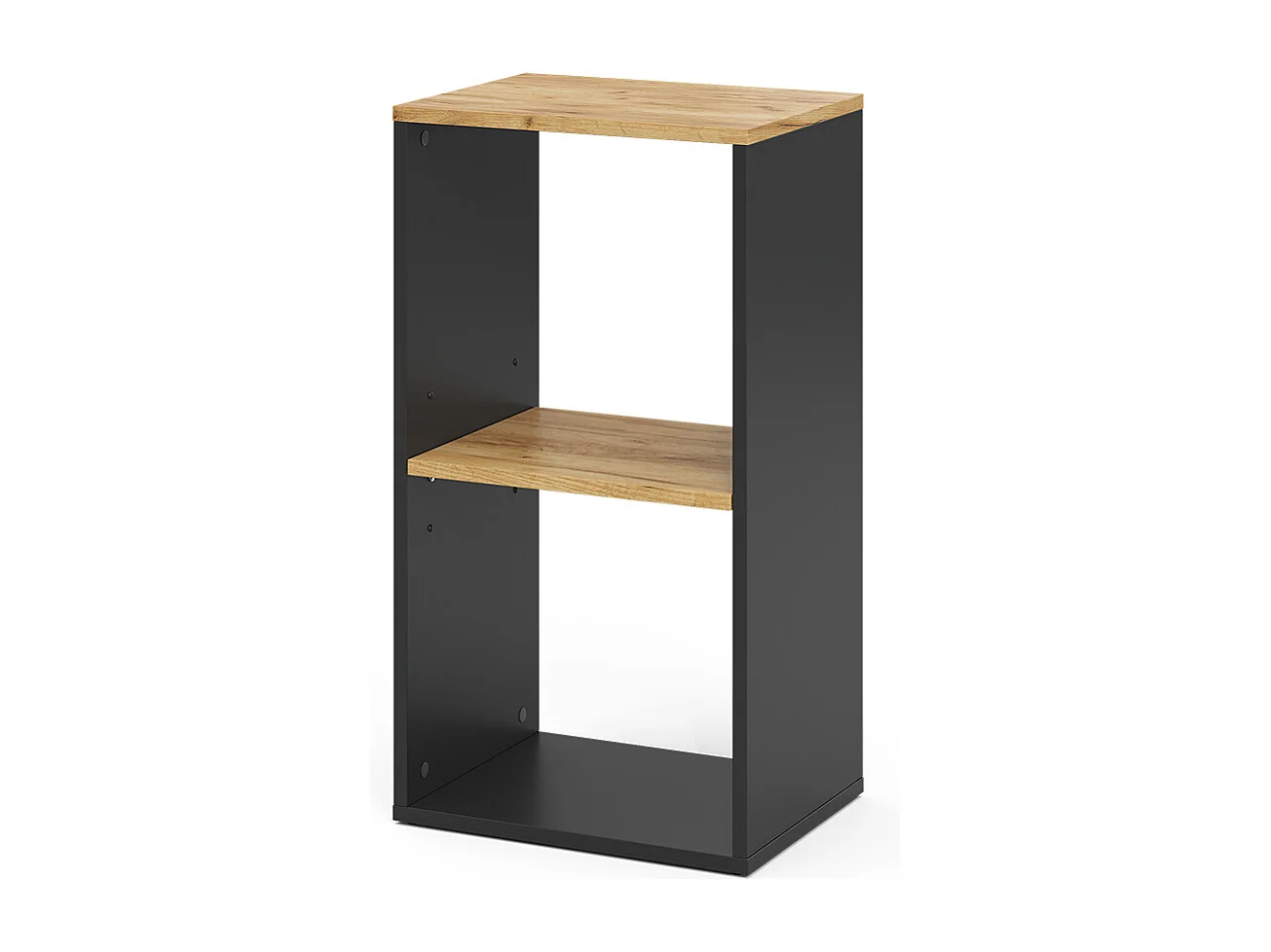Étagère à livres anthracite/chêne doré 40x30x74 tomy