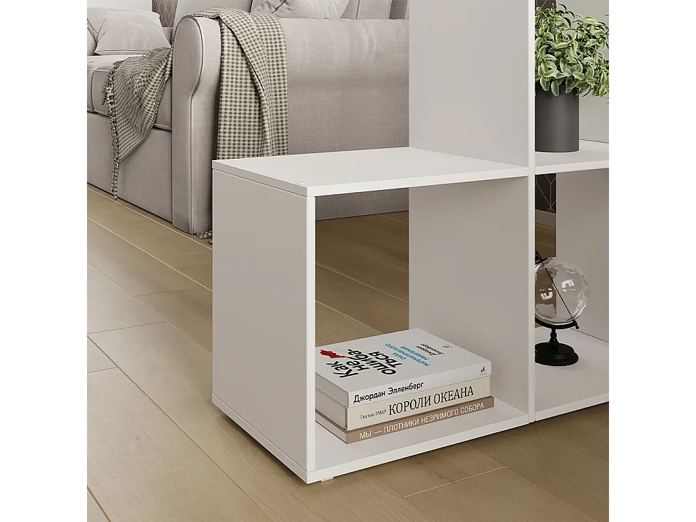 Treppenregal weiß 138x29x143 aramis