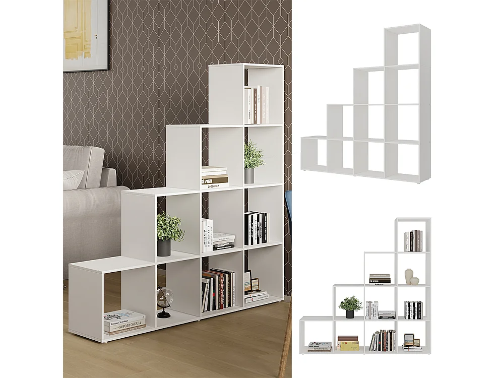 Étagère blanc 138x29x143 aramis