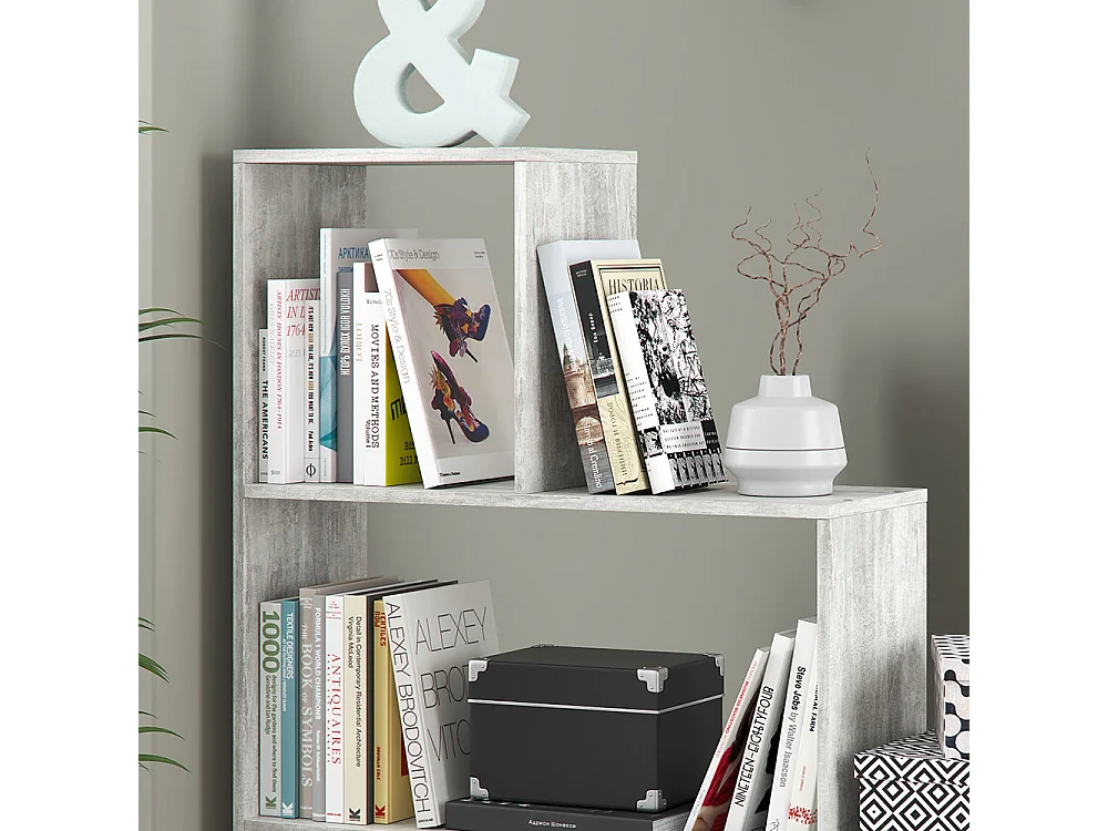 Étagère gris 116.8x29x123.2