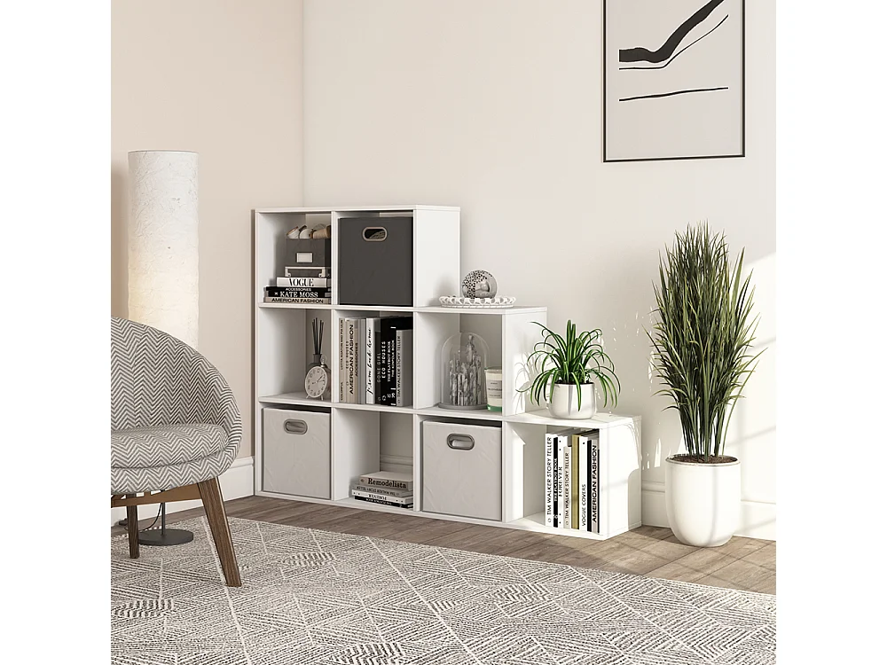 Étagère blanc 142.4x29x107.8