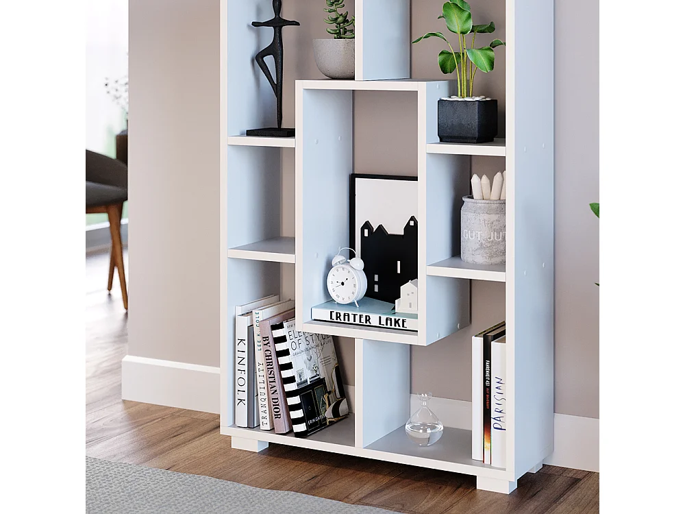 Room Divider biały 60.2x20.1x90 domus