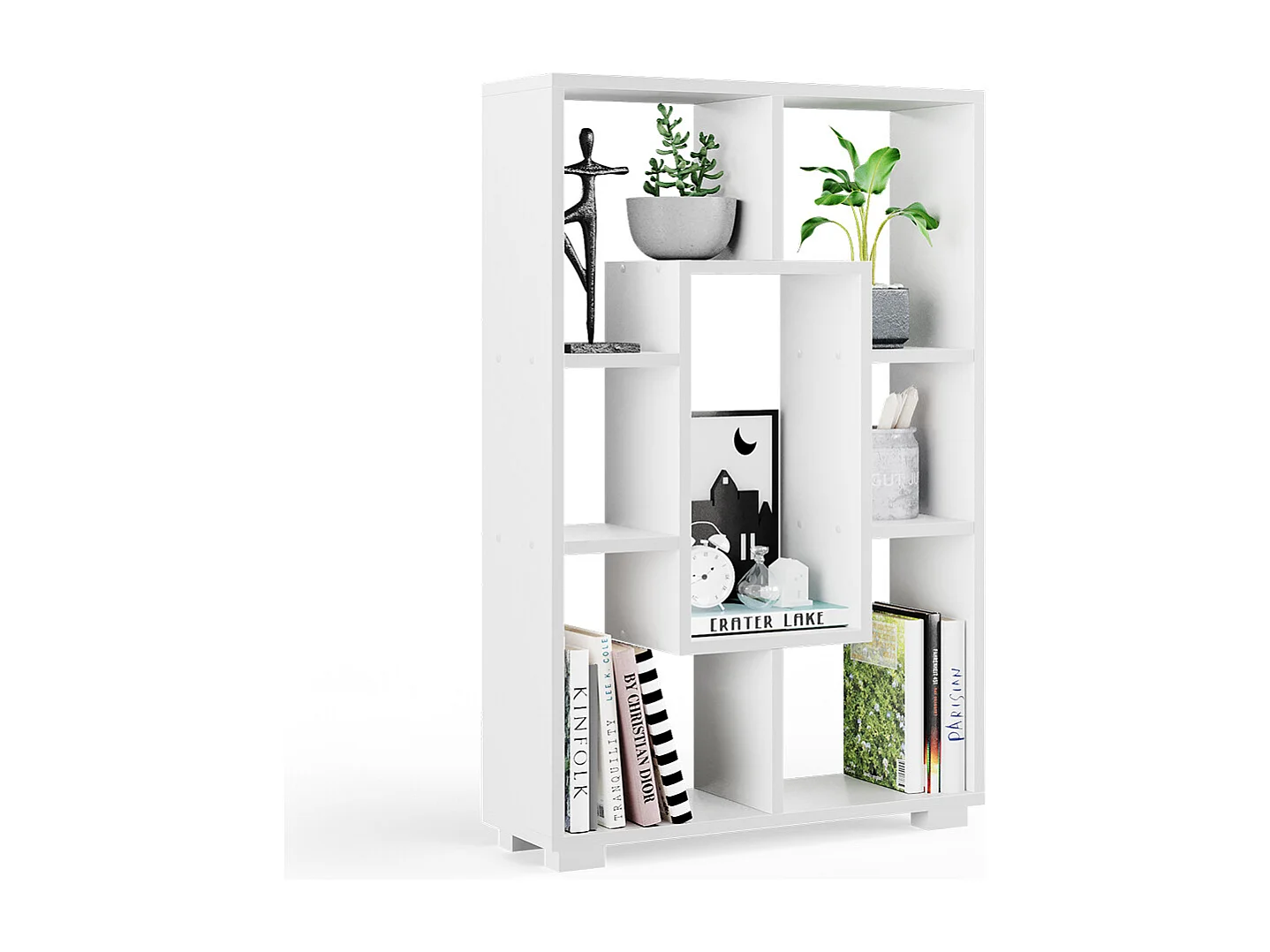 Room Divider biały 60.2x20.1x90 domus