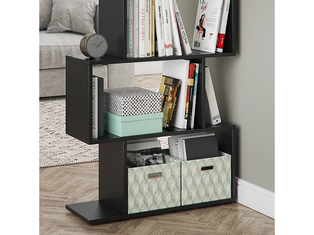 Separador de ambientes negro 70x23.8x97.4 levio