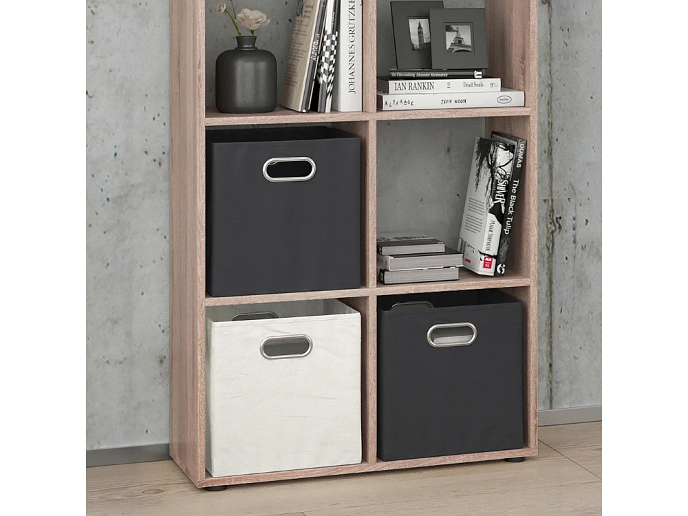 Meuble de rangement cube sonoma 143x29x72 scutum
