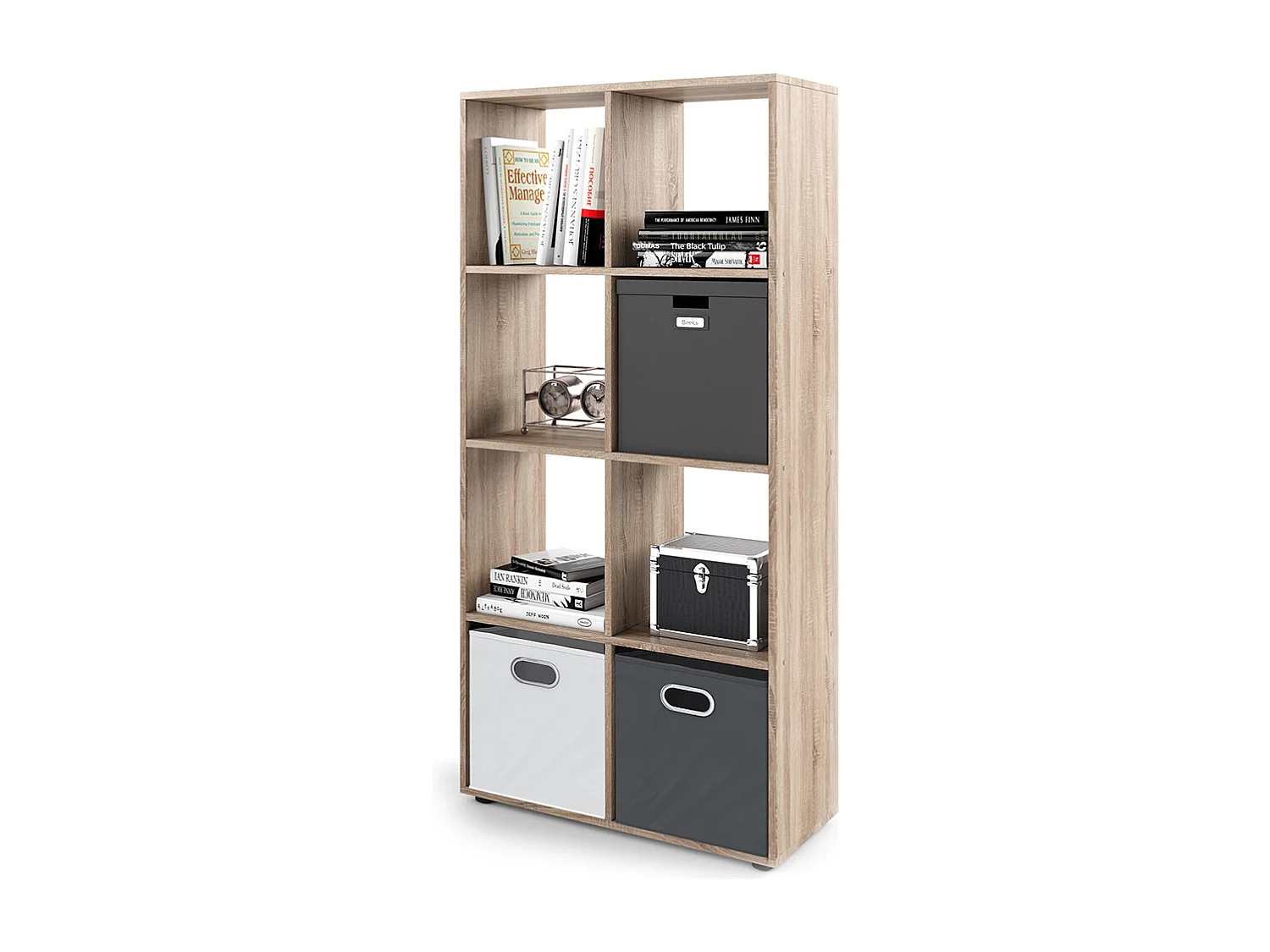 Meuble de rangement cube sonoma 143x29x72 scutum