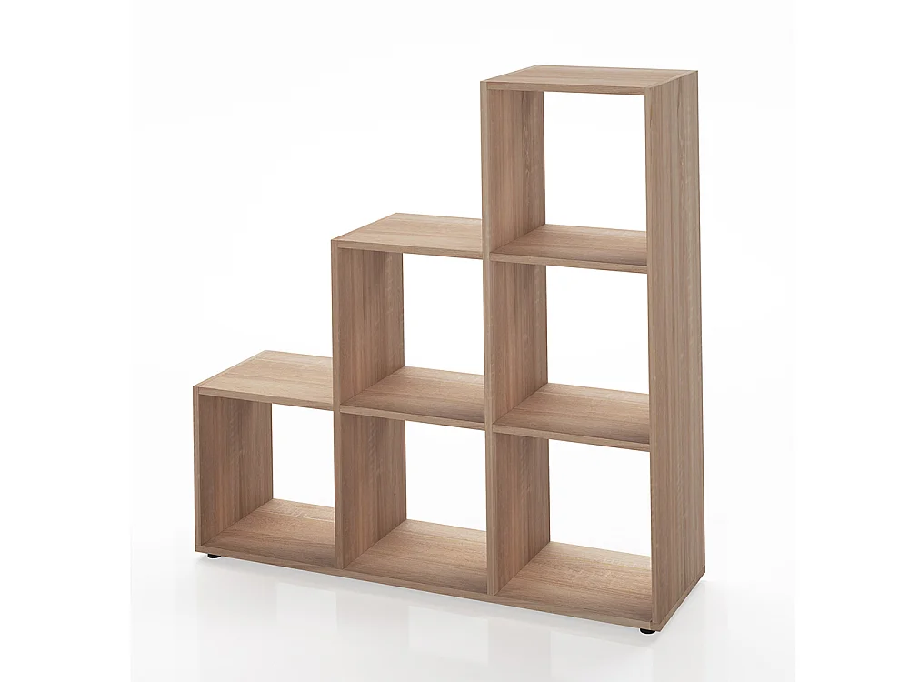 Treppenregal sonoma 105x29x107.5
