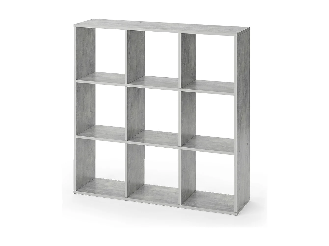 Meuble de rangement cube gris 104x29x108 nove