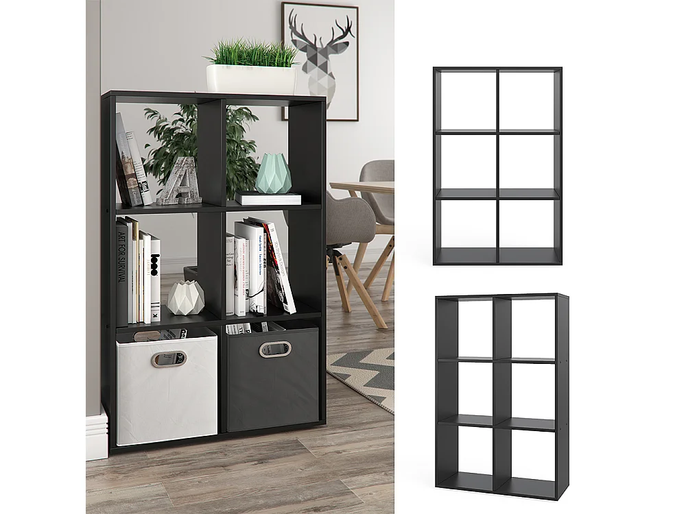 Séparateur despace noir 72x29x107.8