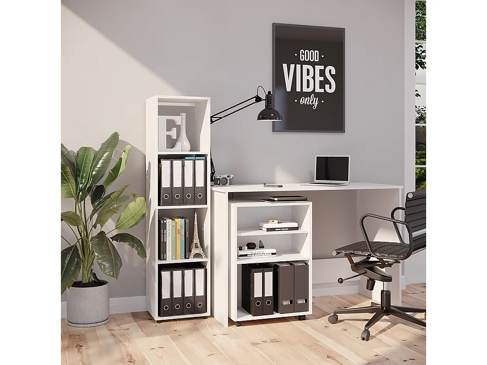 Room Divider biały 142.5x33x36.2 ludus