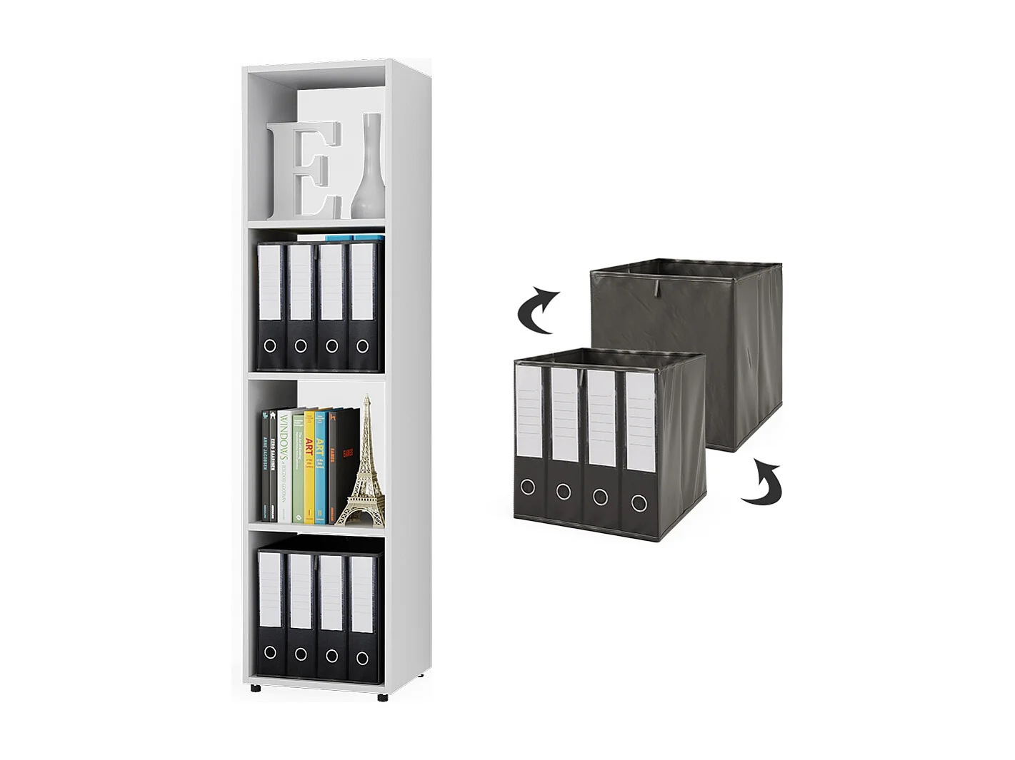 Room Divider biały 142.5x33x36.2 ludus