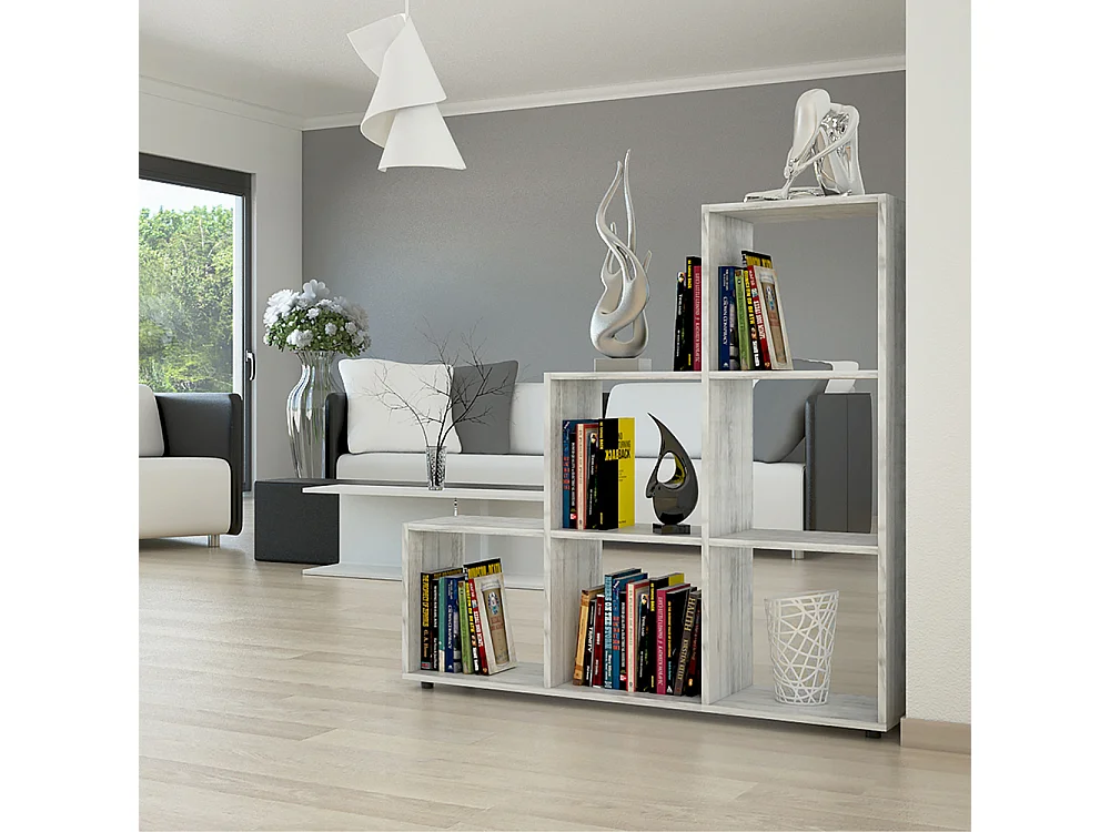 Treppenregal beton 107.2x29x107.8