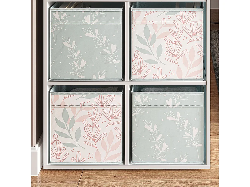 Meuble de rangement cube blanc 72x29x107.8