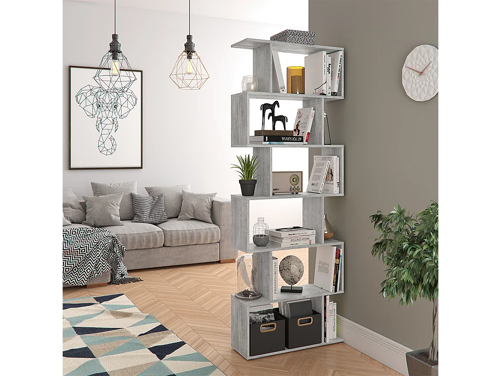 Separador de ambientes gris 70x23.8x192.2 levio