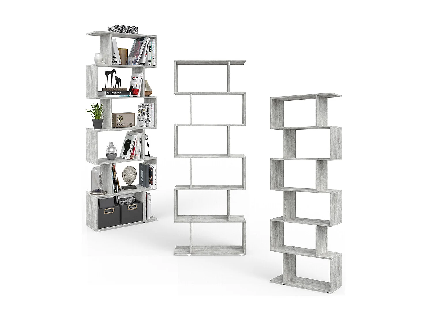 Separador de ambientes gris 70x23.8x192.2 levio