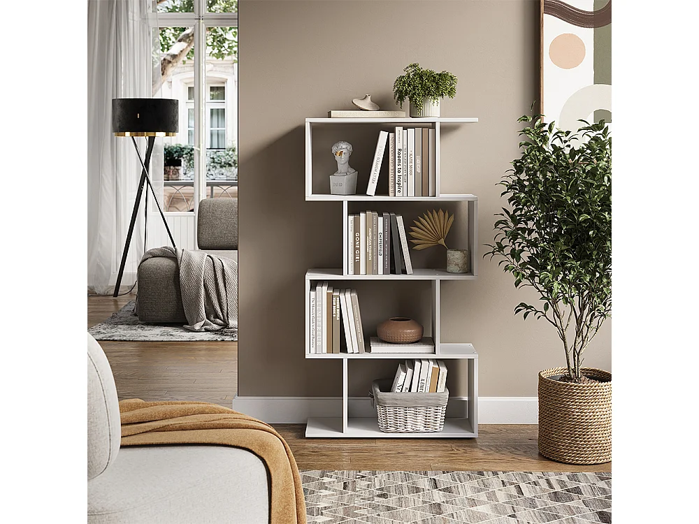 Separador de ambientes blanco 70x23.8x132.1 levio