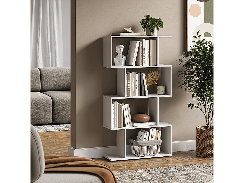 Separador de ambientes blanco 70x23.8x132.1 levio