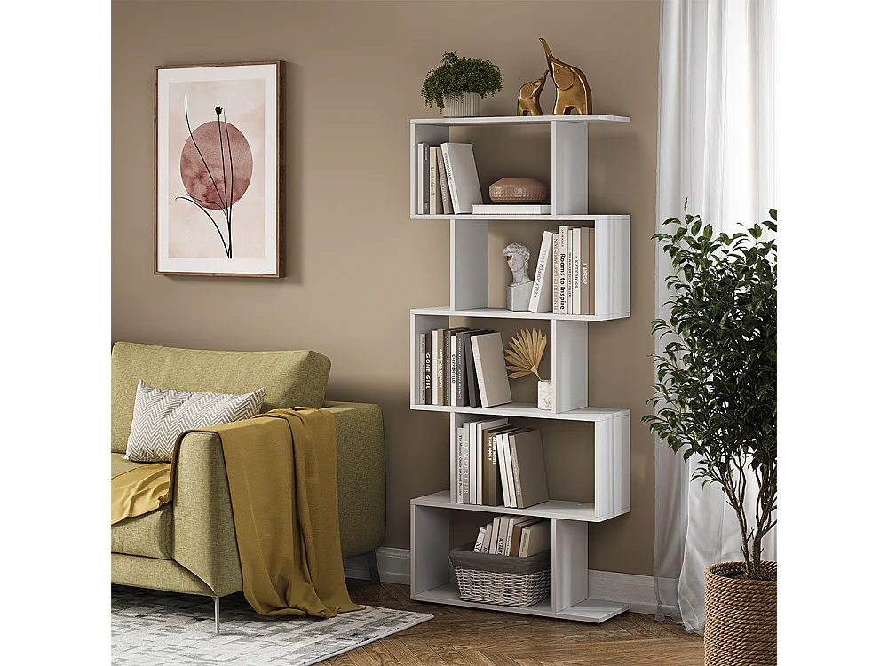 Separador de ambientes blanco 70x23.8x164.1 levio