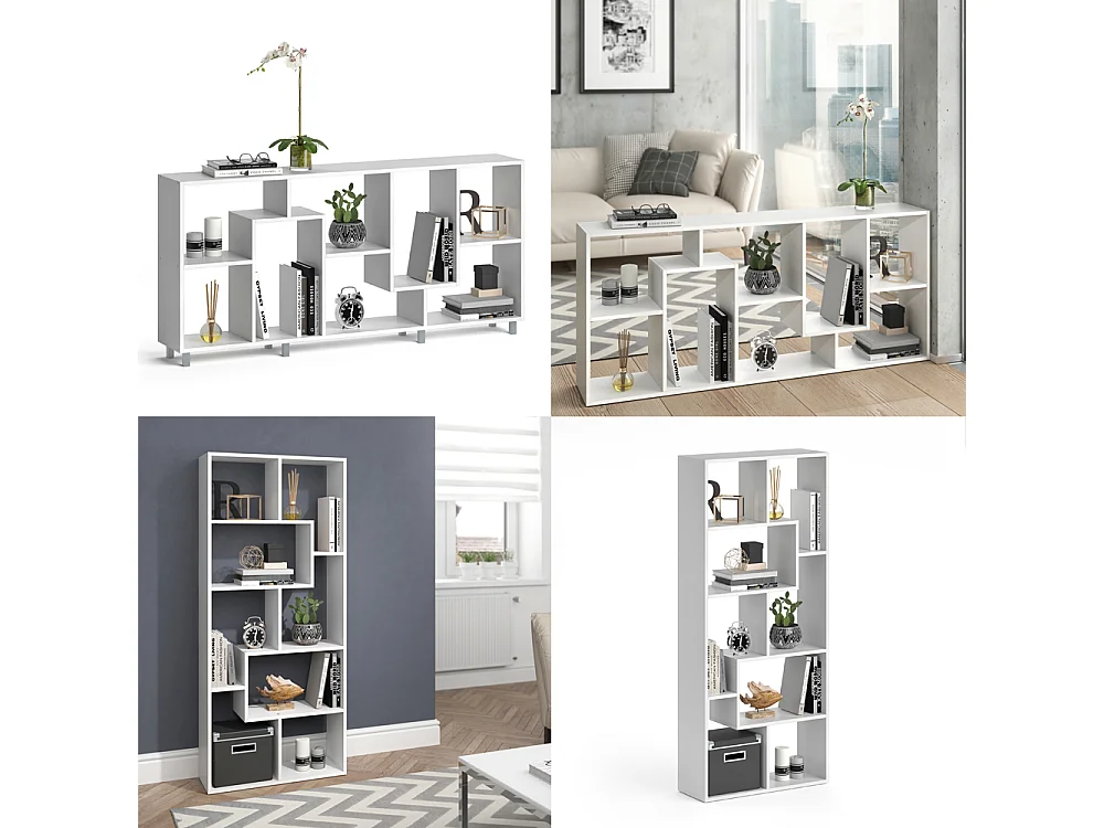 Separador de ambientes blanco 160.6x25x67.2 noa