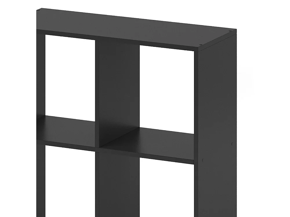 Raumteiler schwarz 72.6x29x72 tetra