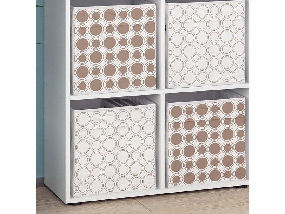 Meuble de rangement cube blanc 72.6x29x72 tetra