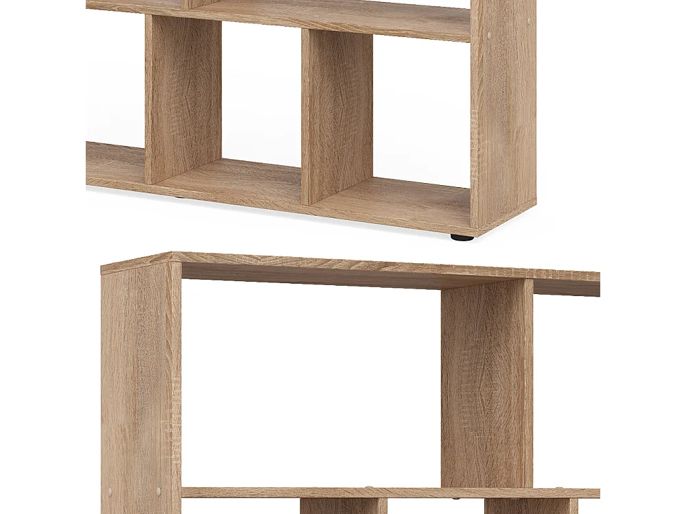 Meuble de rangement cube sonoma 131.6x29x143 pilar