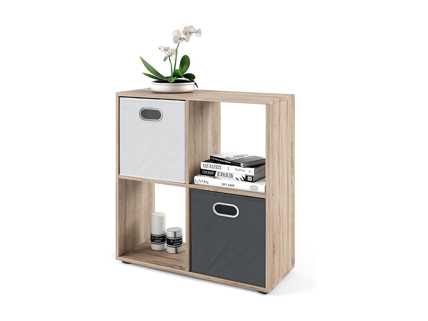 Meuble de rangement cube sonoma 72.6x29x72 tetra