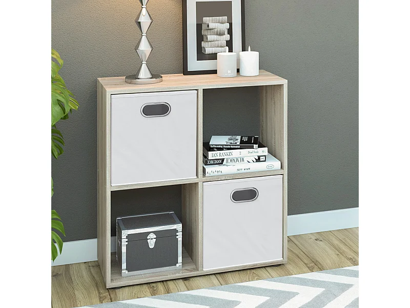 Meuble de rangement cube sonoma 72.6x29x72 tetra