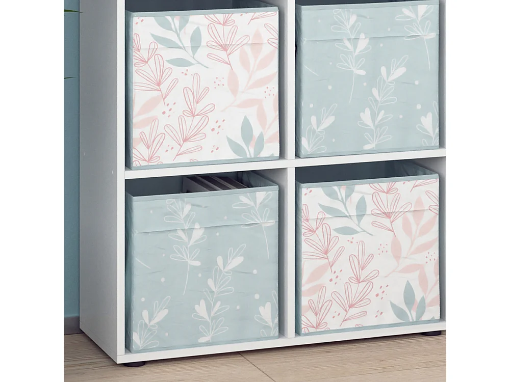 Meuble de rangement cube blanc 72.6x29x72 tetra