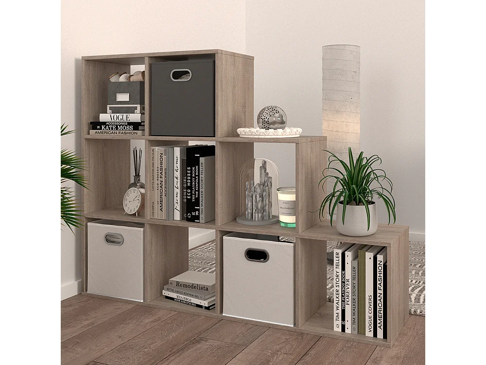 Treppenregal sonoma 142.4x29x107.8