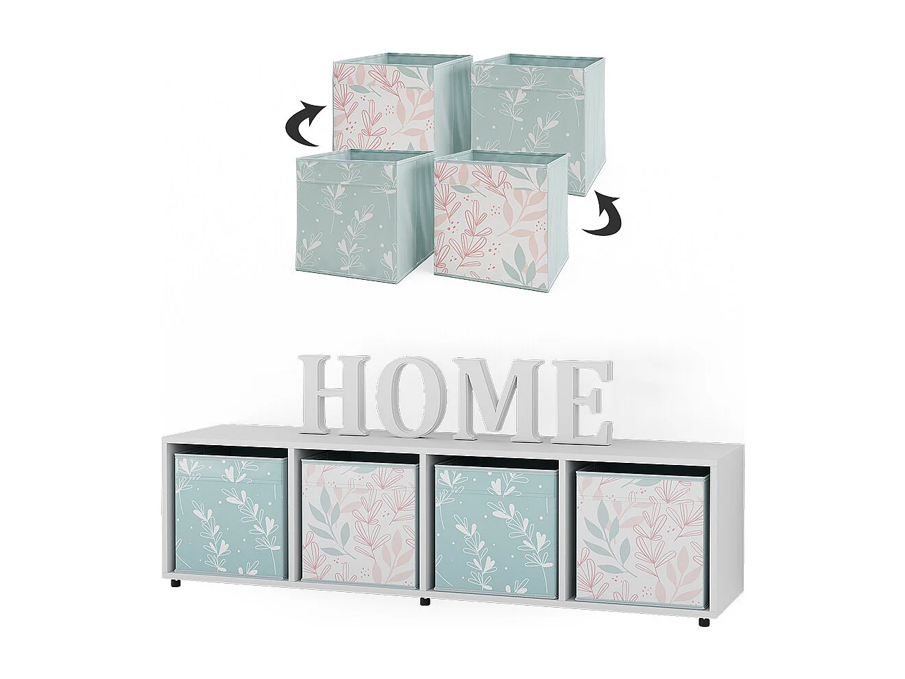 Meuble de rangement blanc 142.5x33x36.2 ludus