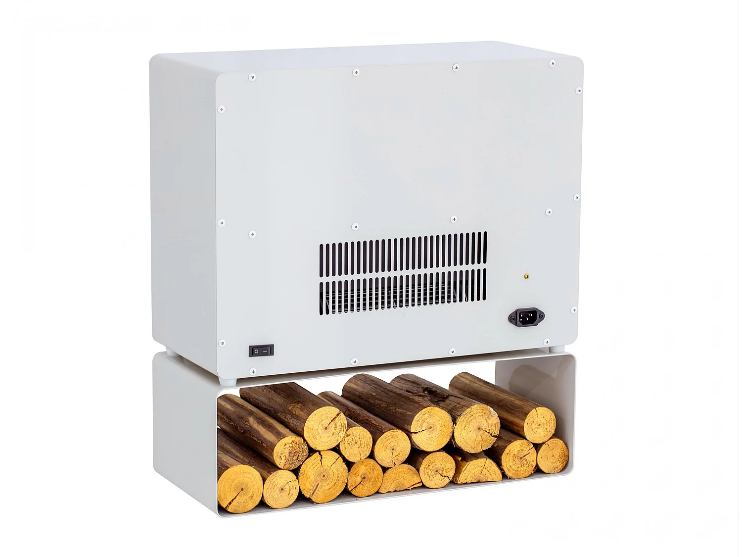 Cheminée électrique au sol avec étagère 2000 W