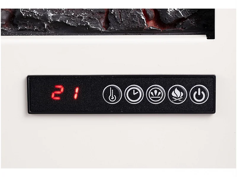 Cheminée électrique au sol avec étagère 2000 W