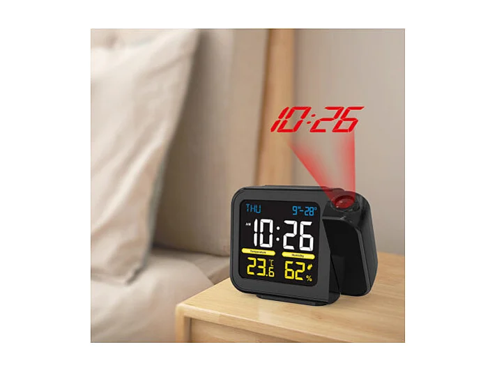 Réveil-projecteur Thermo-hygromètre