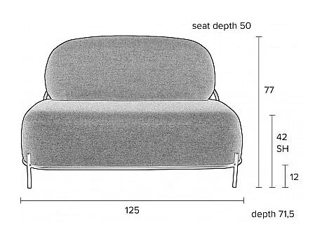 Sofa tissu Polly - Boite à design