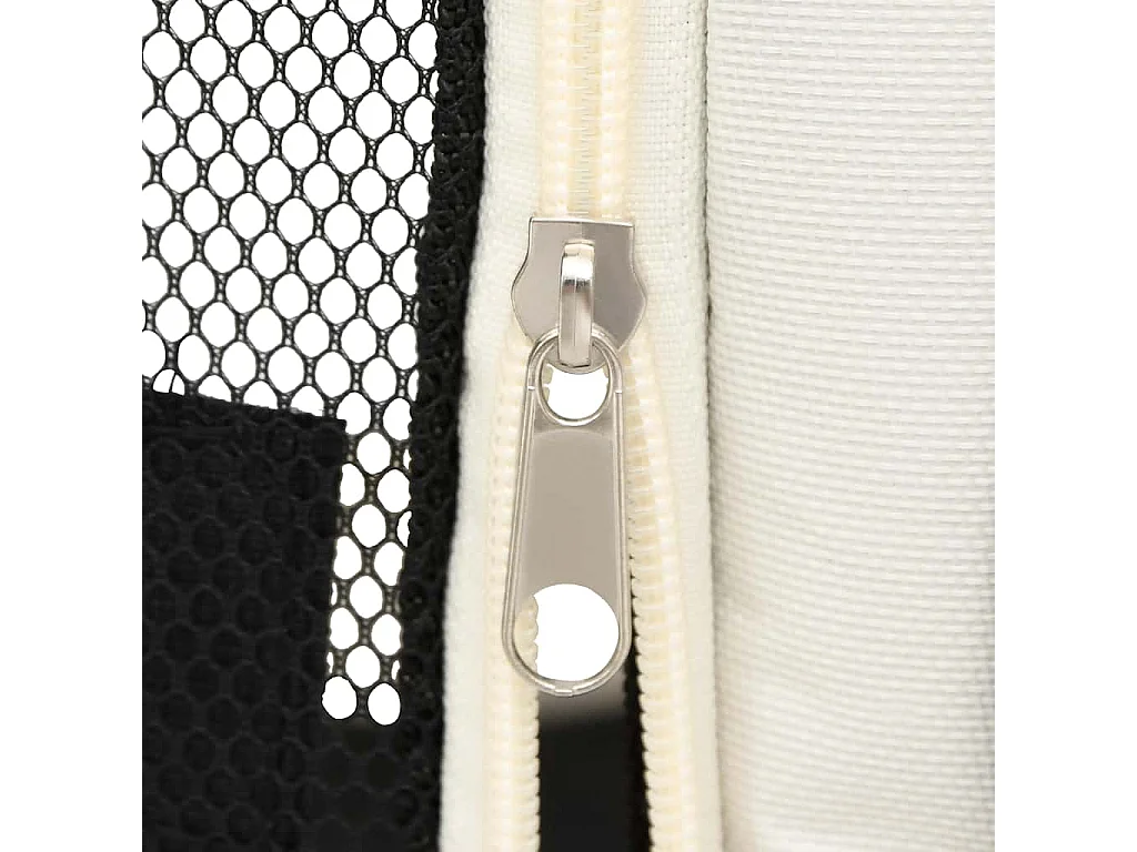 Parc pliable pour chien avec sac de transport Noir 110x110x58cm