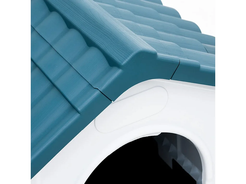 Niche pour chien Bleu 57x68x66 cm Polypropylène