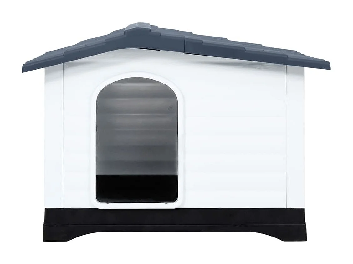 Niche pour chien Gris 90,5x68x66 cm Polypropylène