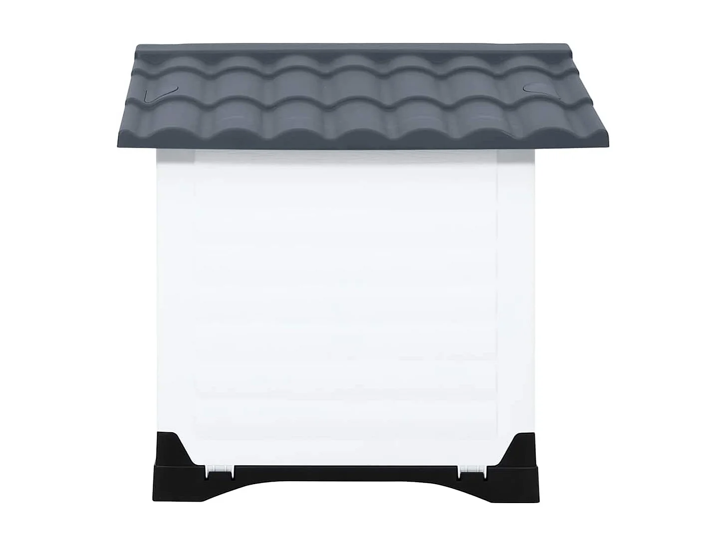 Niche pour chien Gris 90,5x68x66 cm Polypropylène