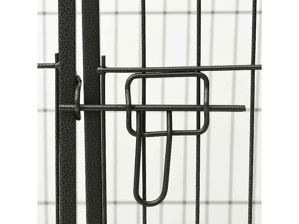 Parc pour chiots Acier 91,5x59x61 cm