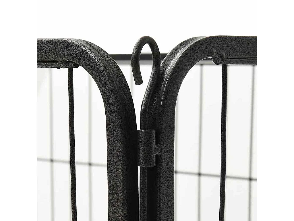 Parc pour chiots Acier 91,5x59x61 cm