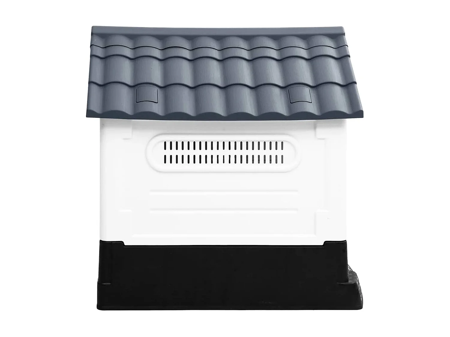 Casa para perro gris 57x68x66 cm polipropileno