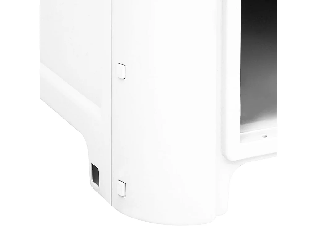 Niche pour chien Gris 59x75x66 cm Polypropylène