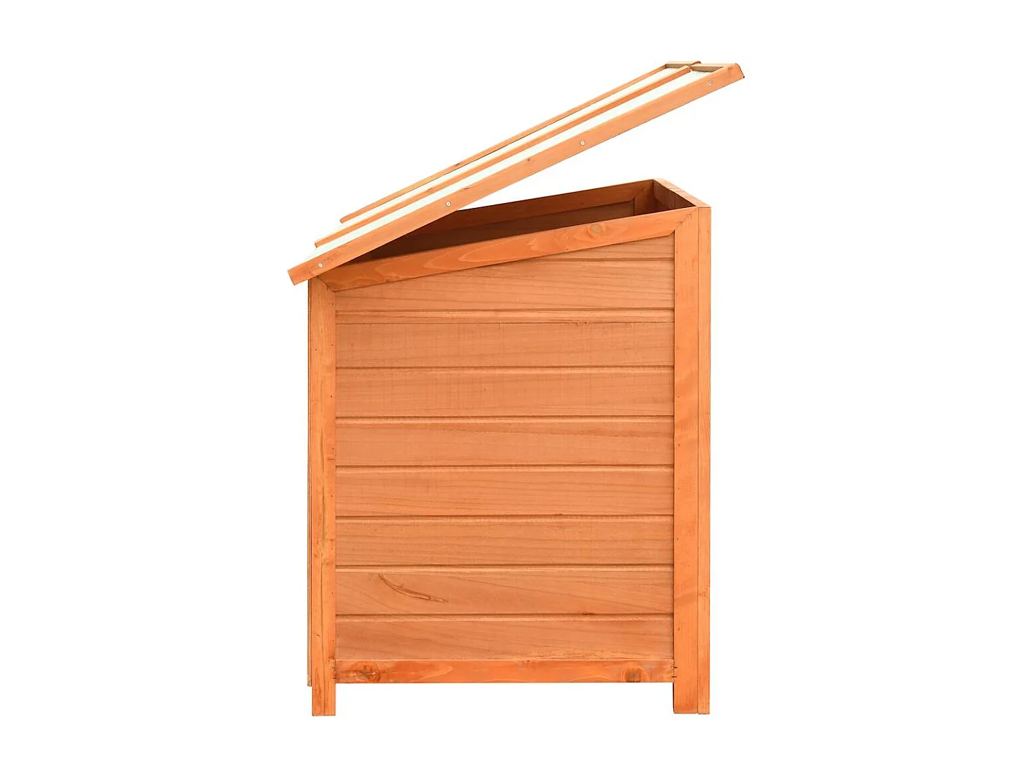 Caseta para perros madera maciza pino y abeto 120x77x86 cm