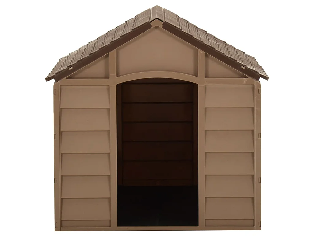 Niche pour chiens Marron 71x71,5x68 cm PP
