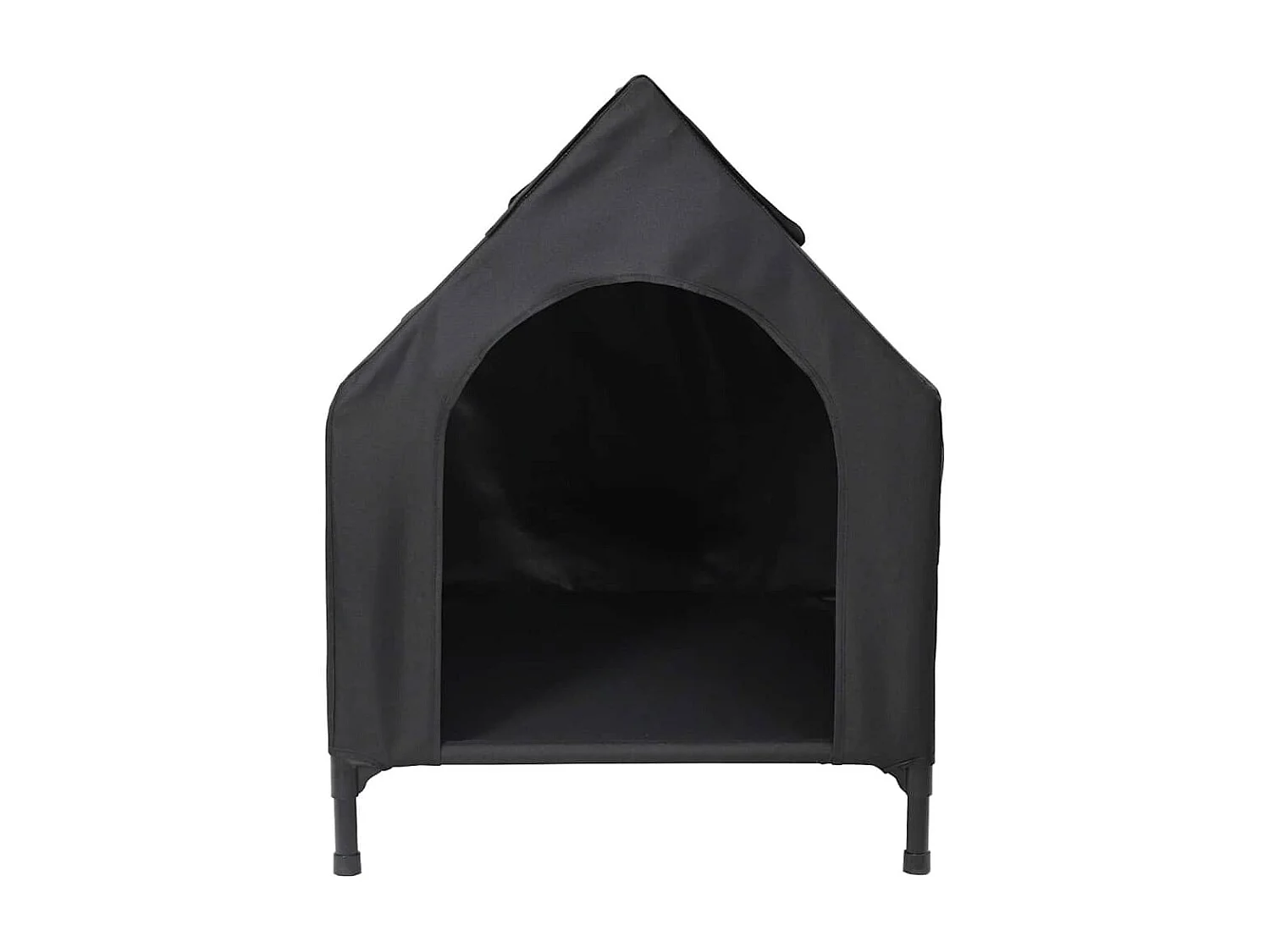 Casa para perros Negro 90 x 65 x 85 cm Tela Oxford y Acero