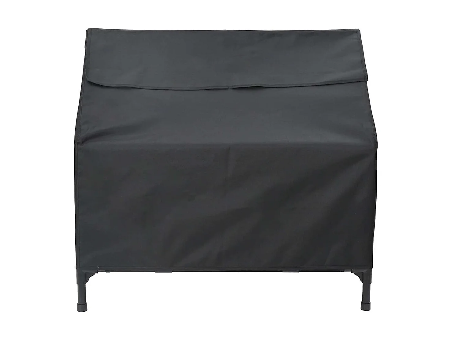 Maison pour Chiens Noir 90 x 65 x 85 cm Tissu Oxford et Acier