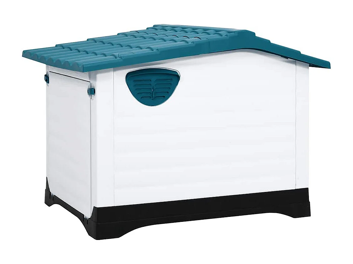 Niche pour chien Bleu 90,5x68x66 cm Polypropylène