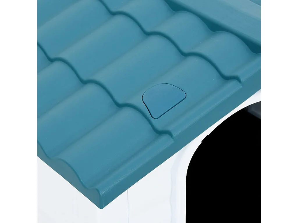 Niche pour chien Bleu 90,5x68x66 cm Polypropylène