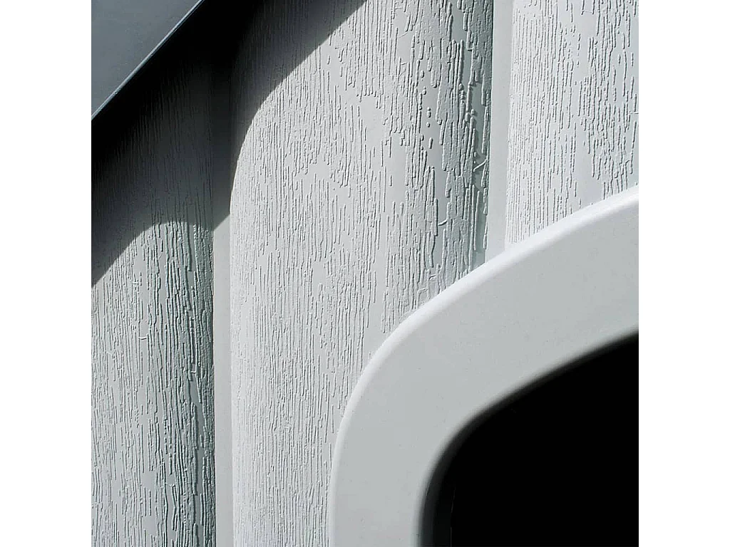 Casota para cão 92x87x91 cm plástico cinzento